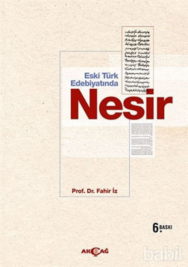 Picture of Eski Türk Edebiyatında Nesir