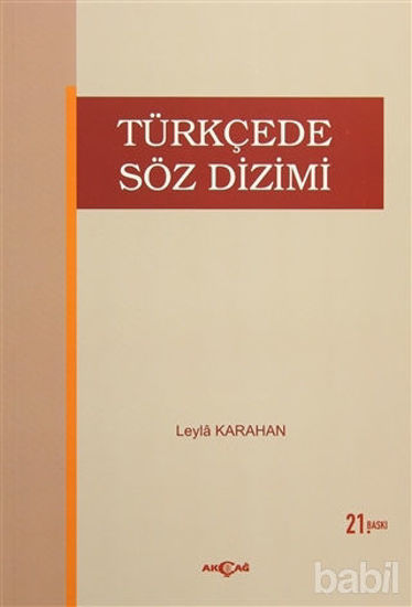 Picture of Türkçede Söz Dizimi