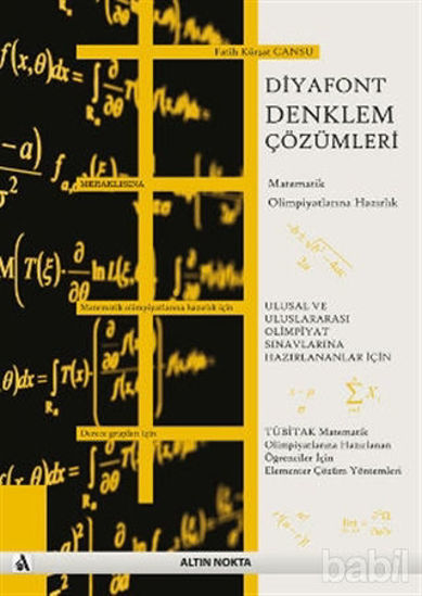 Picture of Diyafont Denklem Çözümleri