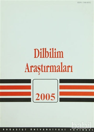 Picture of Dilbilim Araştırmaları 2005