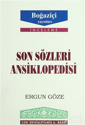 Picture of Son Sözleri Ansiklopedisi