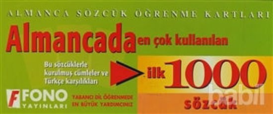 Picture of Almancada İlk 1000 Sözcük Kartları
