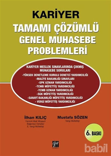 Picture of Kariyer Tamamı Çözümlü Genel Muhasebe Problemleri