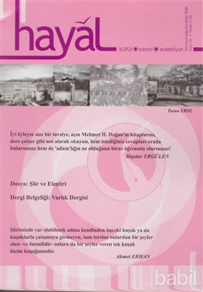 Picture of Hayal Kültür Sanat Edebiyat Dergisi Sayı: 26