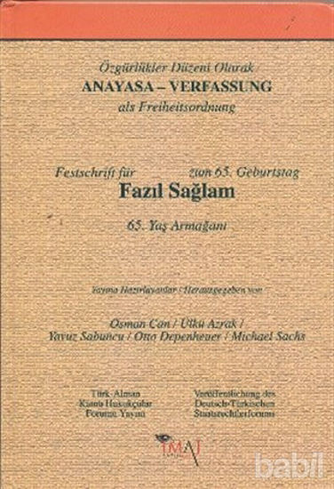 Picture of Özgürlükler Düzeni Olarak Anayasa