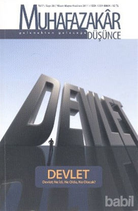 Picture of Muhafazakar Düşünce Dergisi Sayı: 28 Yıl: 7 Nisan-Mayıs-Haziran 2011
