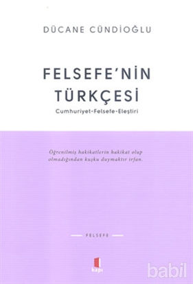 Picture of Felsefe’nin Türkçesi