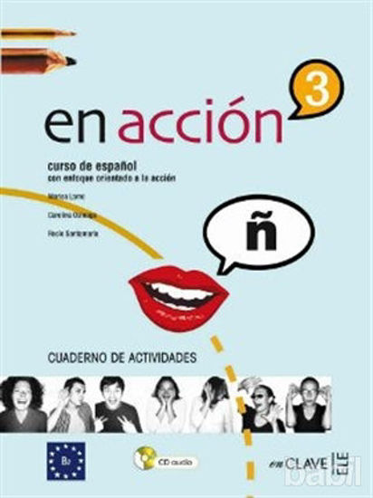 Picture of En Accion 3 Cuaderno de Actividades (Etkinlik Kitabı  Audio Descargable) İspanyolca Orta-Üst Seviye