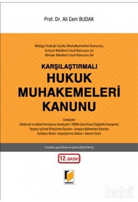 Picture of Karşılaştırmalı Hukuk Muhakemeleri Kanunu