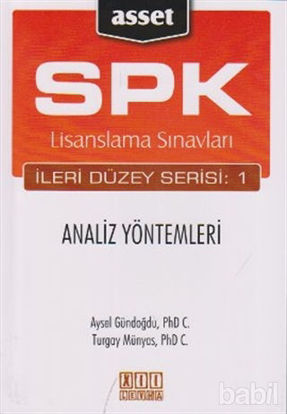 Picture of SPK Lisanslama Sınavları İleri Düzey Serisi: 1  Analiz Yöntemleri