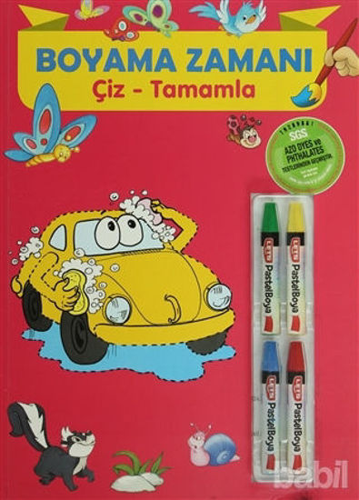 Picture of Boyama Zamanı: Çiz - Tamamla