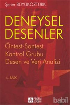 Picture of Deneysel Desenler Öntest-Sontest Kontrol Grubu  Desen ve Veri Analizi