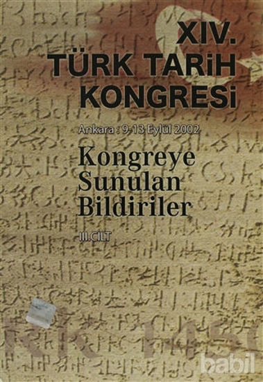 Picture of 14. Türk Tarih Kongresi Cilt: 3