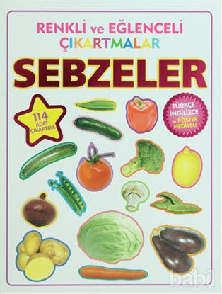 Picture of Renkli ve Eğlenceli Çıkartmalar - Sebzeler (Vegetables)