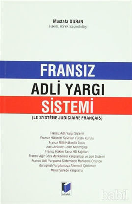 Picture of Fransız Adli Yargı Sistemi