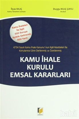 Picture of Kamu İhale Kurulu Emsal Kararları