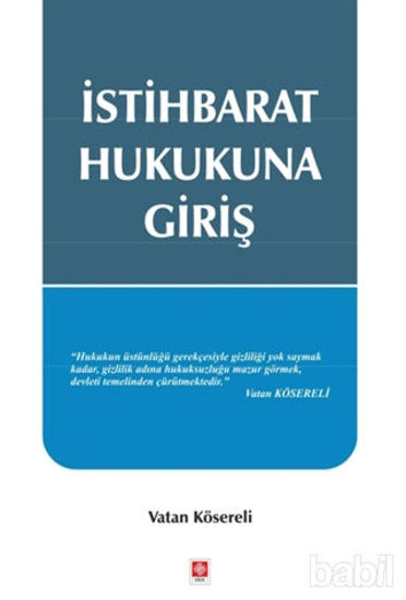 Picture of İstihbarat Hukukuna Giriş