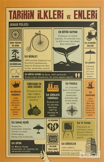 Picture of Tarihin İlkleri ve Enleri