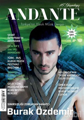 Picture of Andante Müzik Dergisi Yıl: 16 Sayı: 150 Nisan 2019