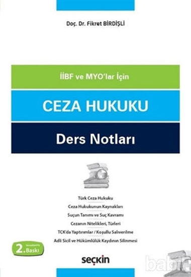 Picture of Ceza Hukuku Ders Notları