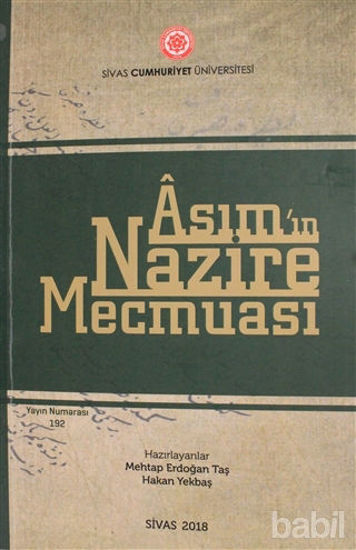 Picture of Asım'ın Nazire Mecmuası
