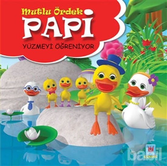 Picture of Papi Yüzmeyi Öğreniyor - Mutlu Ördek