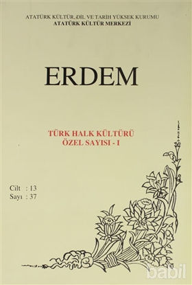 Picture of Erdem Atatürk Kültür Merkezi Dergisi Sayı : 37 Ocak 2001 (Cilt 13) Türk Halk Kültürü Özel Sayısı - 1