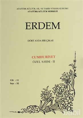 Picture of Erdem Atatürk Kültür Merkezi Dergisi Sayı : 32 Eylül 1998 (Cilt 11) Cumhuriyet Özel Sayısı - 2