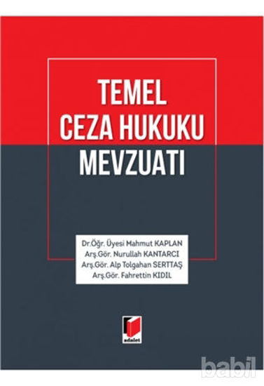 Picture of Temel Ceza Hukuku Mevzuatı