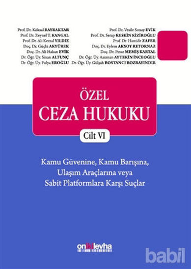 Picture of Özel Ceza Hukuku Cilt 6