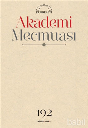 Picture of Akademi Mecmuası Sayı: 192 Ekim 2019