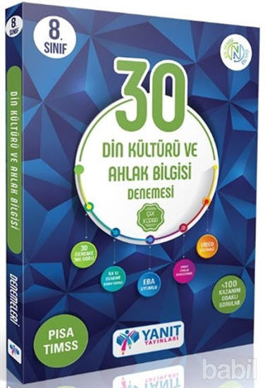 Picture of Yanıt 8. Sınıf LGS Din Kültürü ve Ahlak Bilgisi Denemesi Video Çözümlü 30 Branş