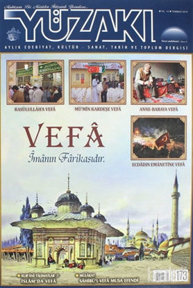Picture of Yüzakı Aylık Edebiyat, Kültür - Sanat, Tarih ve Toplum Dergisi Sayı: 173 Temmuz 2019