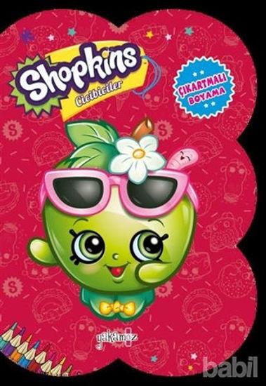 Picture of Shopkins Cicibiciler - Kırmızı Çıkartmalı Boyama