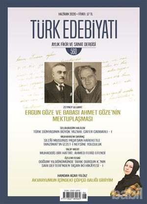 Picture of Türk Edebiyatı Dergisi Sayı: 560 Haziran 2020