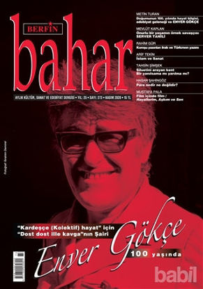 Picture of Berfin Bahar Aylık Kültür Sanat ve Edebiyat Dergisi Sayı: 273 Kasım 2020