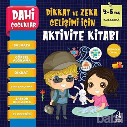Picture of Bulmaca - Dahi Çocuklar Dikkat ve Zeka Gelişimi İçin Aktivite Kitabı (4-5 Yaş)