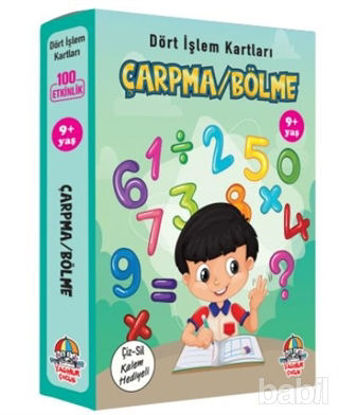 Picture of Çarpma Bölme - Dört İşlem Kartları 9  Yaş